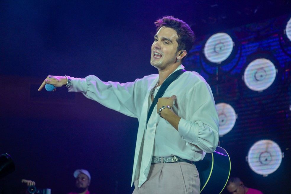 Show de Luan Santana — Foto: AgNews