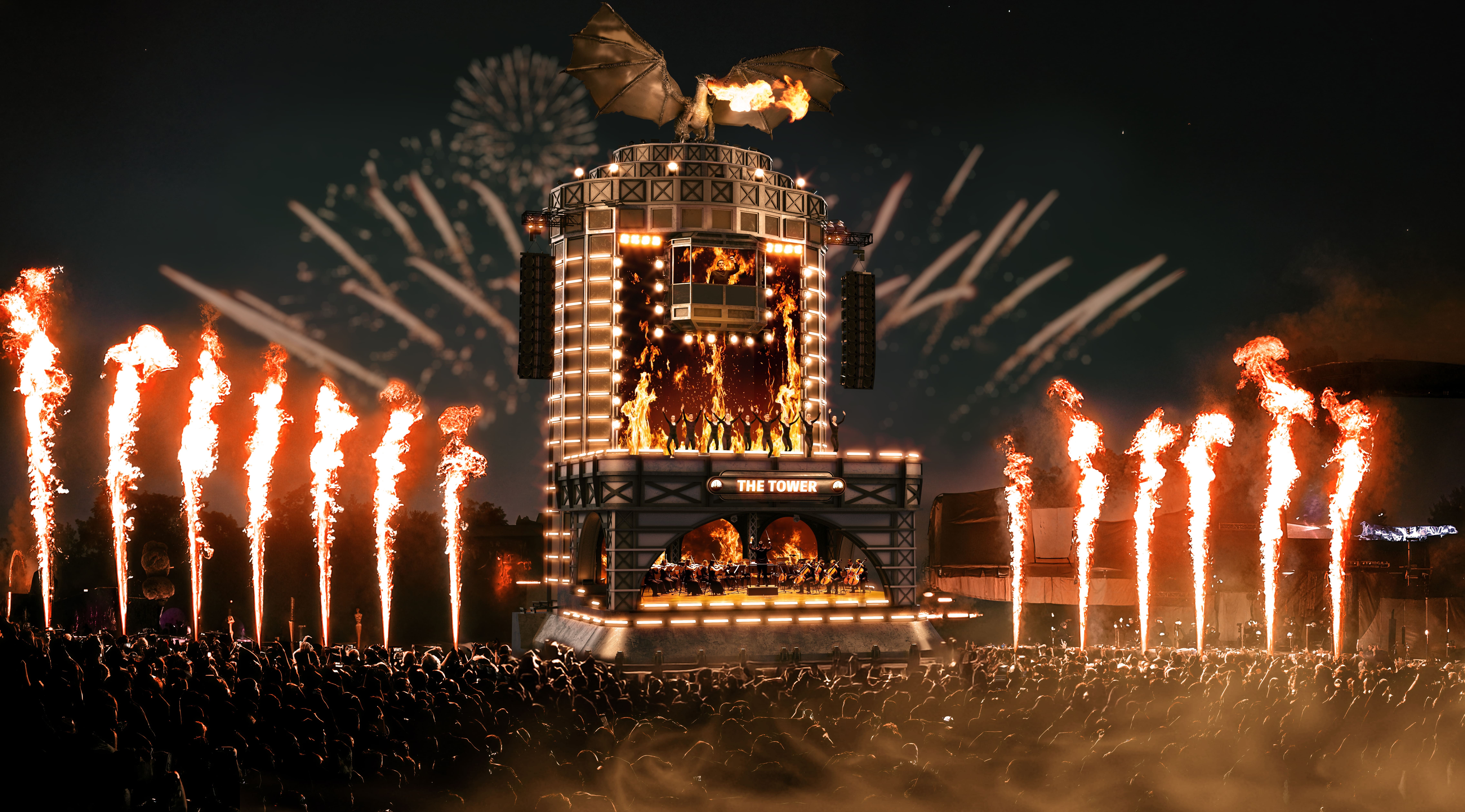 The Town 2025 terá novo palco com dragão gigante e música eletrônica