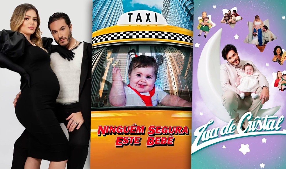 Viih Tube e Eliezer recriam cartazes de filmes clássicos — Foto: reprodução