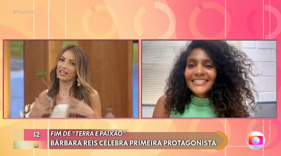 Barbara Reis no Encontro com Patrícia Poeta — Foto: Globo