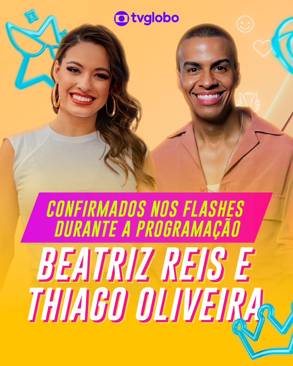 Nova dupla de apresentadores do Flash BBB — Foto: Divulgação