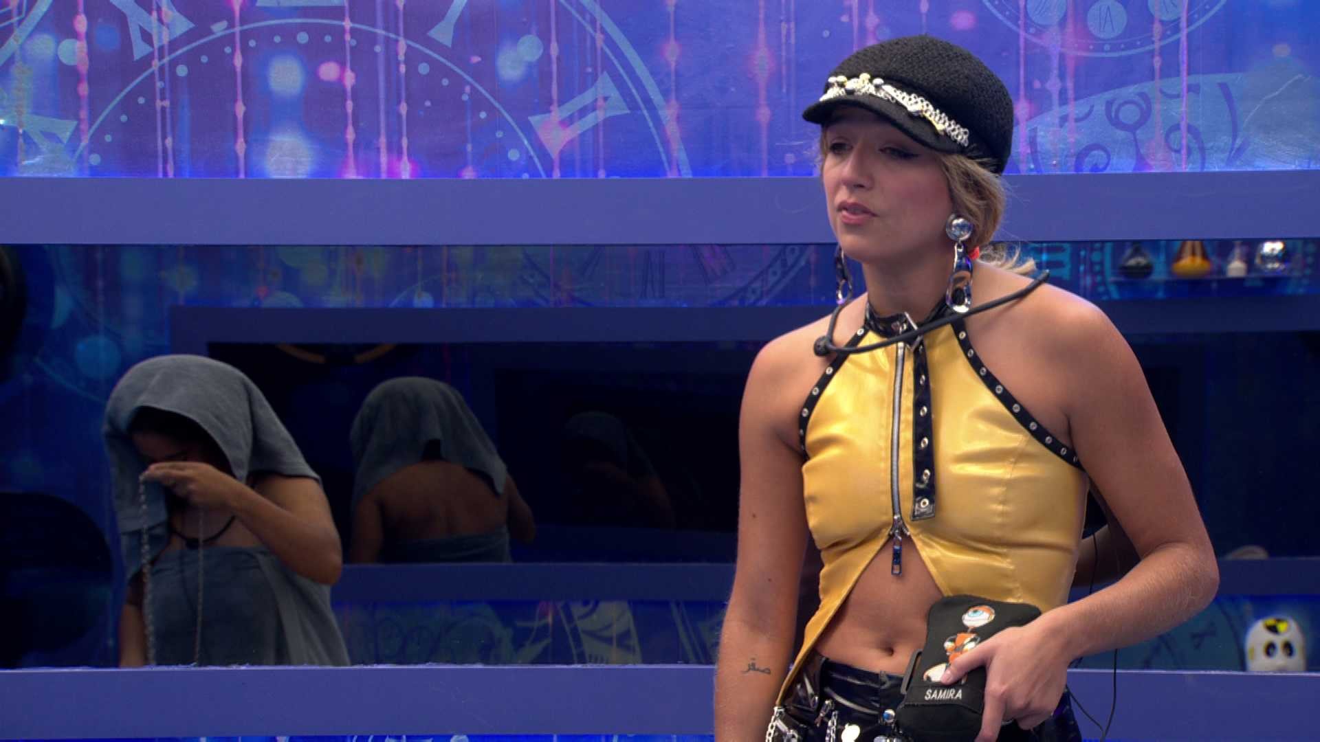 Samira desabafa com Milena após comentário de sister do BBB 26: 'Você me deixou muito triste'