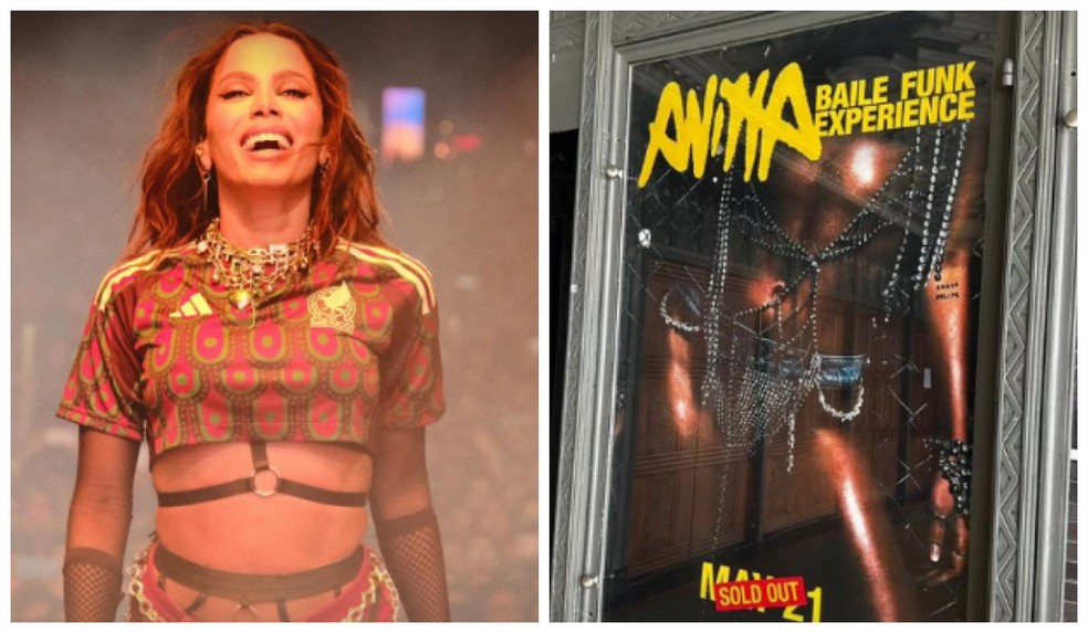 Anitta leva sua turnê mundial aos Estados Unidos — Foto: Reprodução / Instagram
