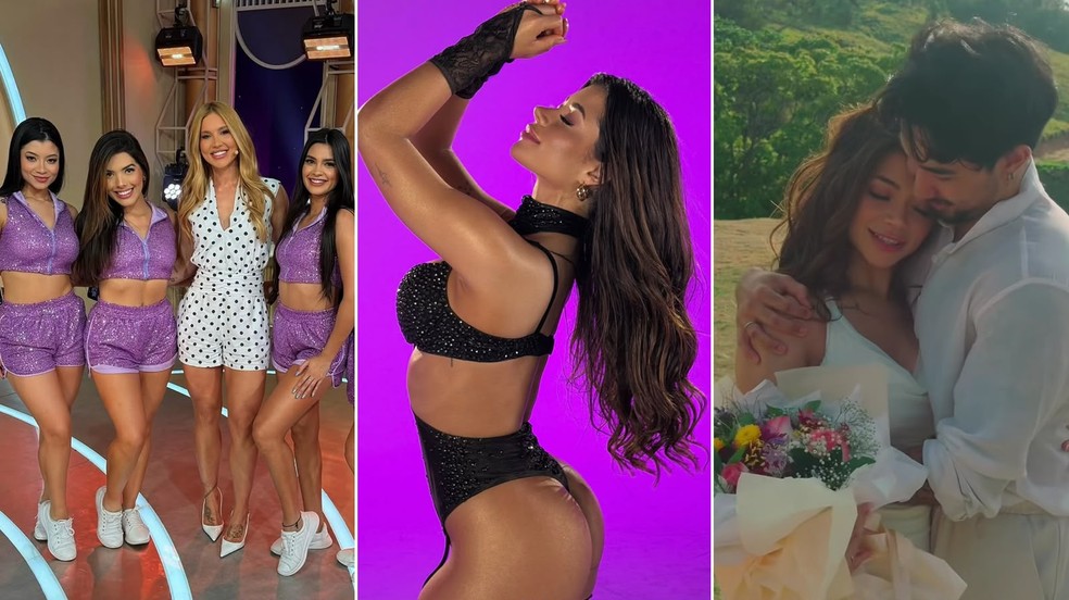 Naty Gardenia já trabalhou no programa da Virginia e está noiva de um dançarino — Foto: Reprodução/Instagram