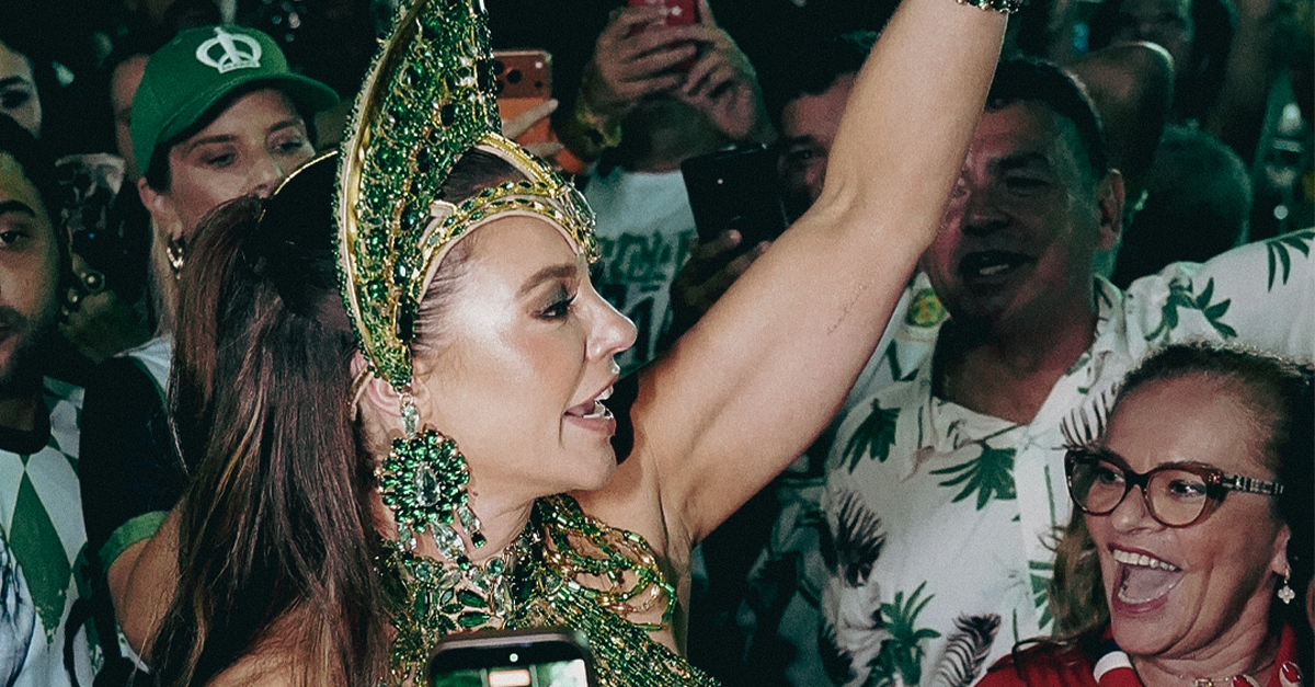 Paolla Oliveira é coroada rainha de bateria da Imperatriz e festa lota quadra de Ramos; veja fotos e vídeos
