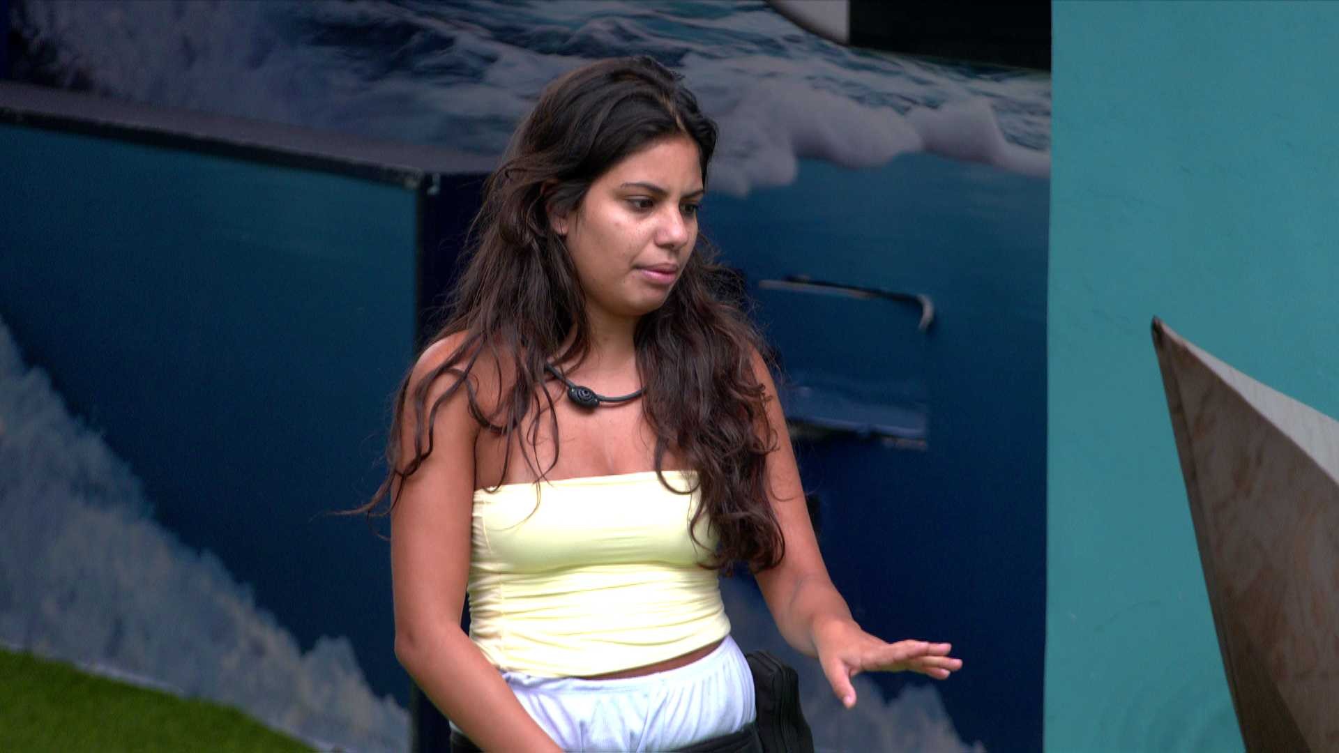 Gabriela desabafa após atrito por bagunça em cama no BBB 26: 'Vou arrumar na hora que quiser'
