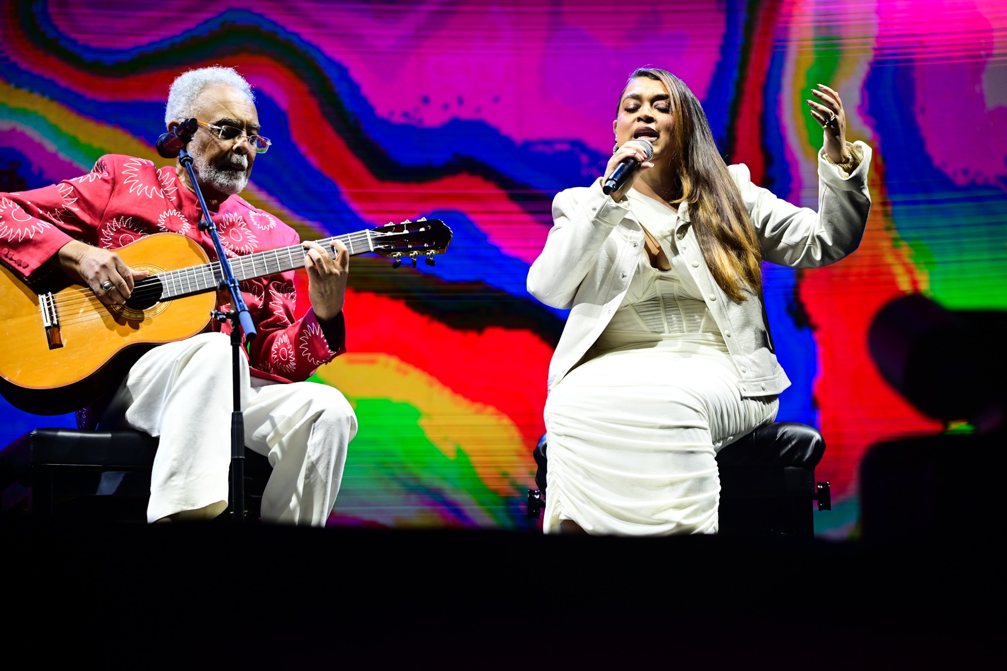 Preta Gil conta como foi subir ao palco com Gilberto Gil em sua última turnê: 'Me sentindo viva'