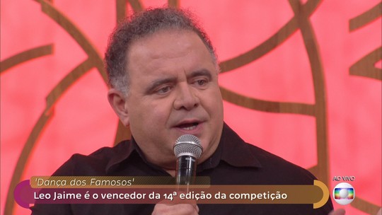 Campeão do 'Dança dos Famosos', Leo Jaime revela: 'Diante dos comentários maldosos, torci pra não ser o primeiro a sair' - Programa: Encontro com Fátima Bernardes 