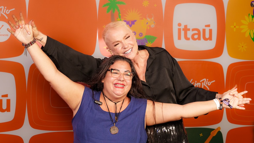 Xuxa e Patricia Veloso do meme 'Que Xou da Xuxa é esse' — Foto: Divulgação