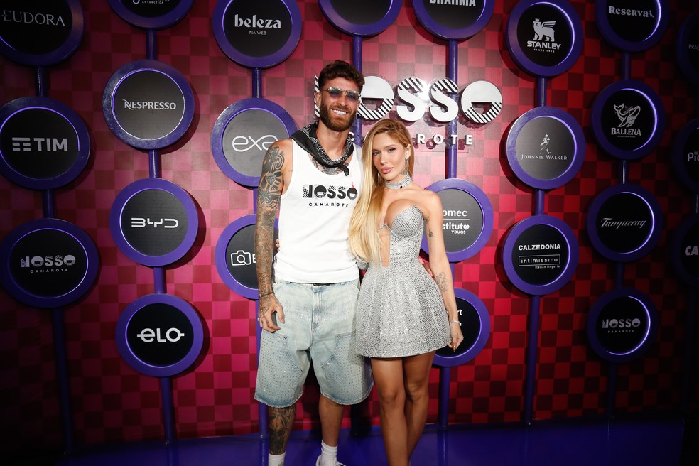 Léo Pereira e Karoline Lima — Foto: Brazil News