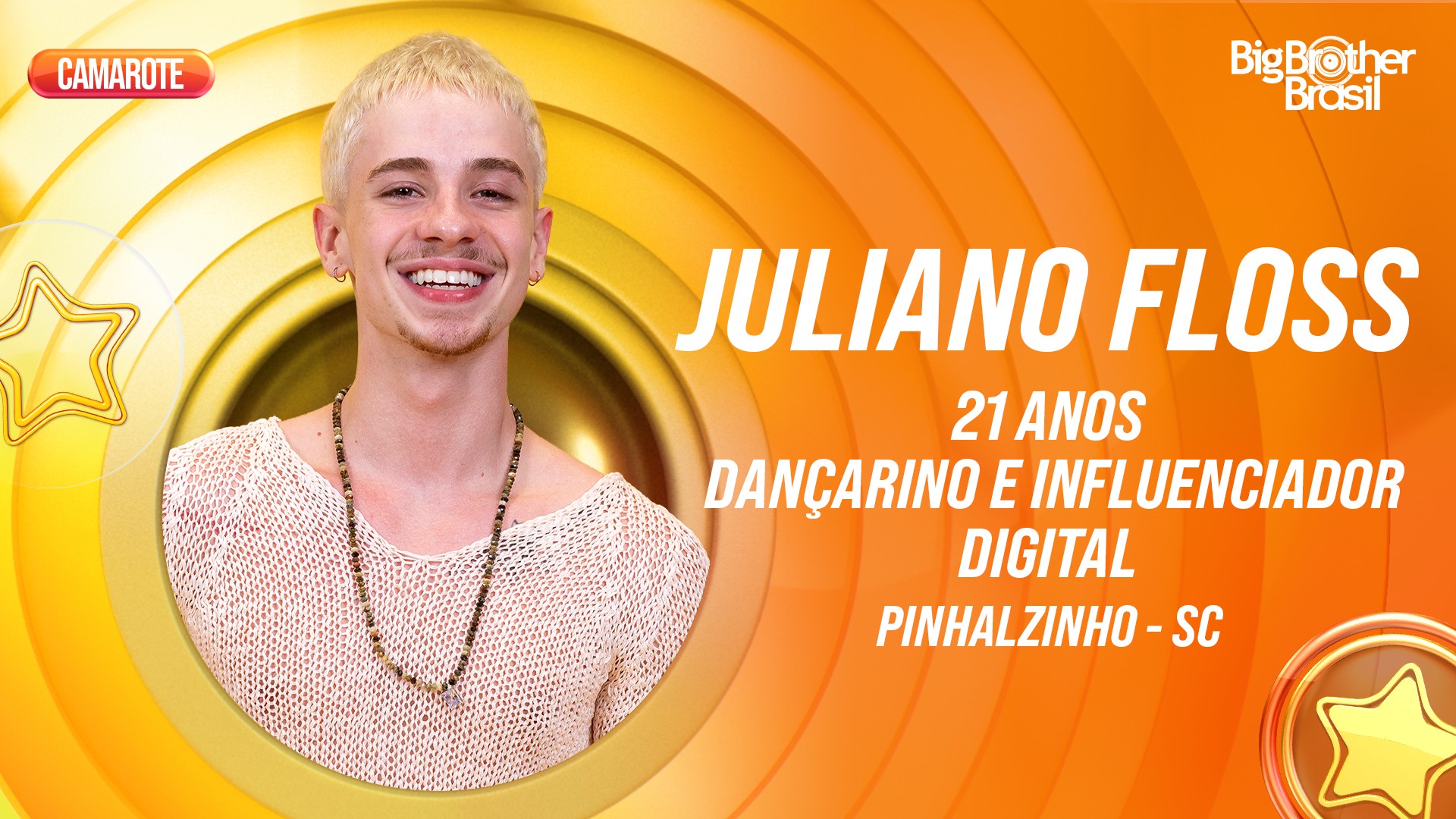 Quem é Juliano Floss, do BBB 26? Dançarino e influenciador é participante do reality