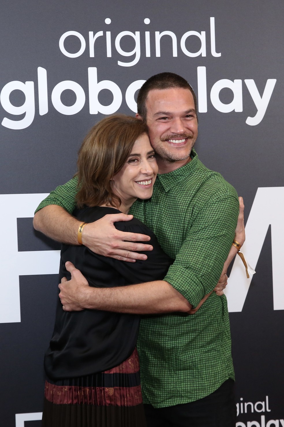 Fernanda Torres Emilio Dantas no lançamento da série Fim — Foto: Roberto Filho/Brazil News