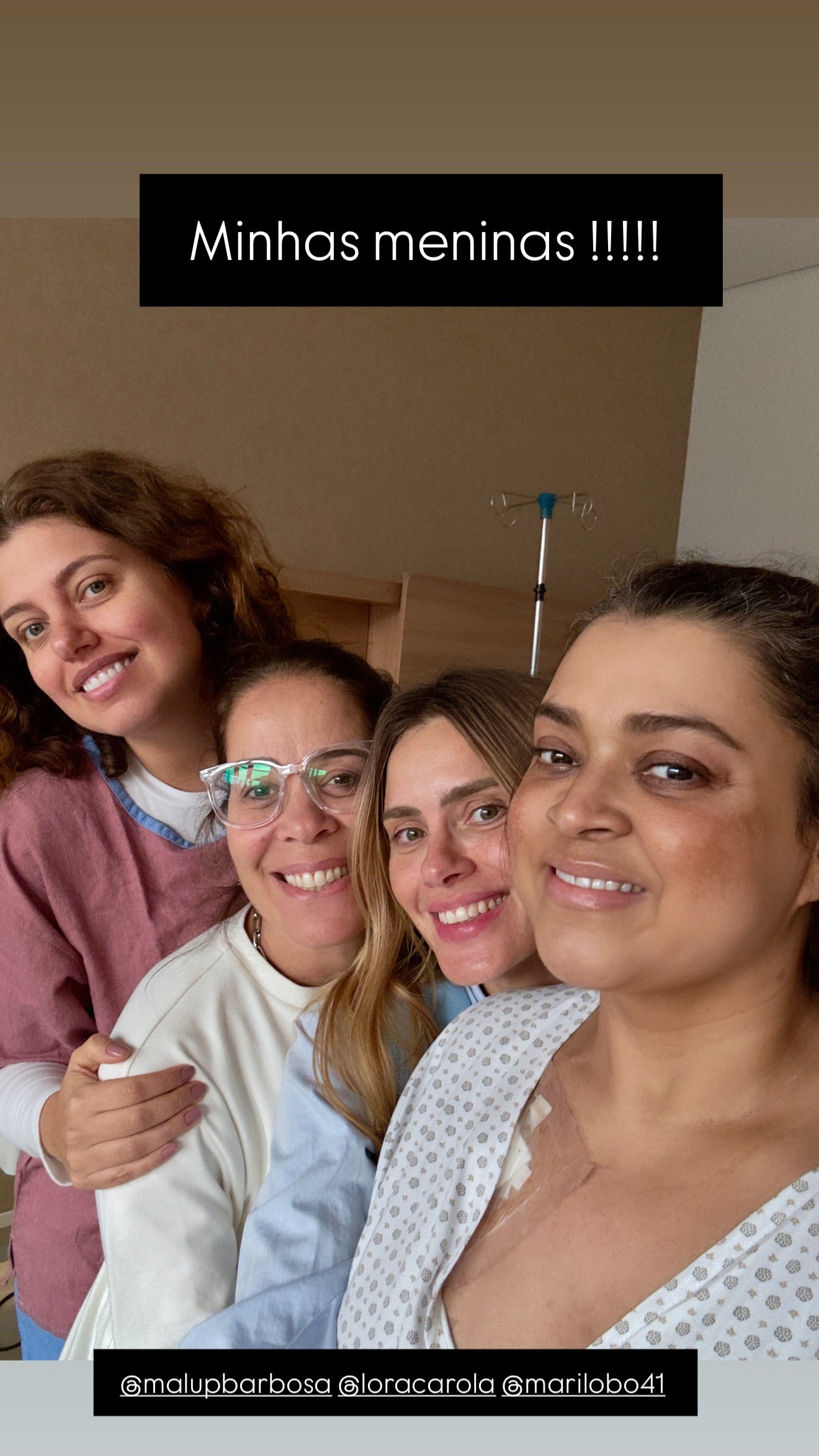Preta Gil recebe visita de amigas: 'Minhas meninas'