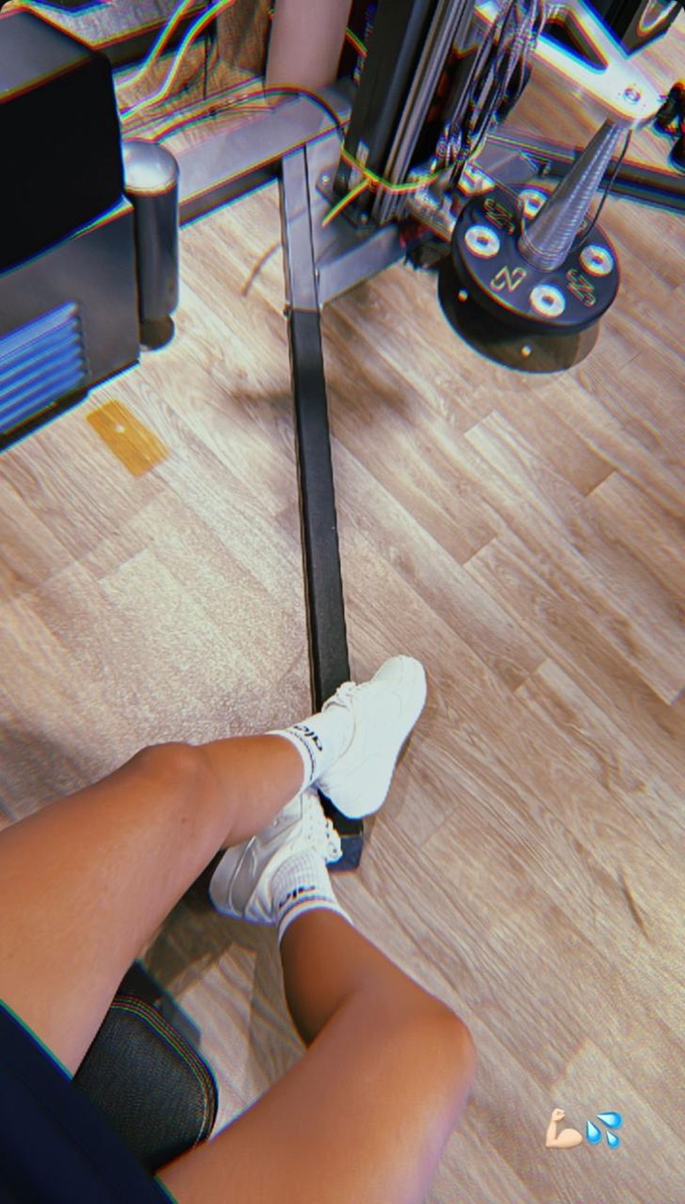 Bruna Biancardi trình diễn quá trình tập luyện ở Ả Rập Saudi - Ảnh: Instagram sinh sản