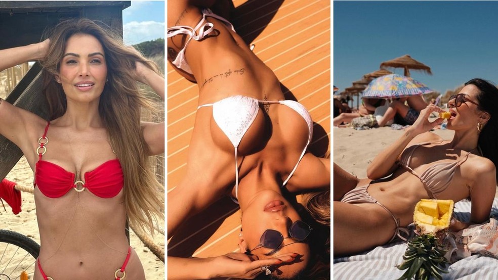Patricia Poeta, Tati Barbieri  e Nah Cardoso — Foto: Reprodução/Instagram