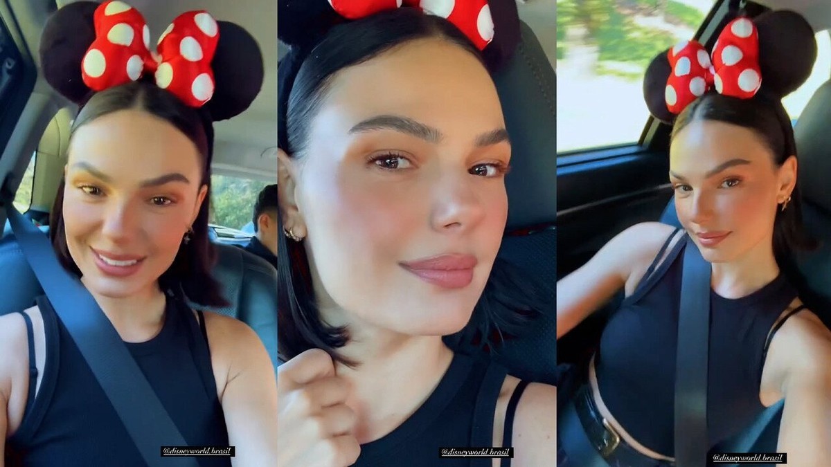 Isis Valverde cai na risada ao ser ‘desmascarada’ pelo filho na Disney ...