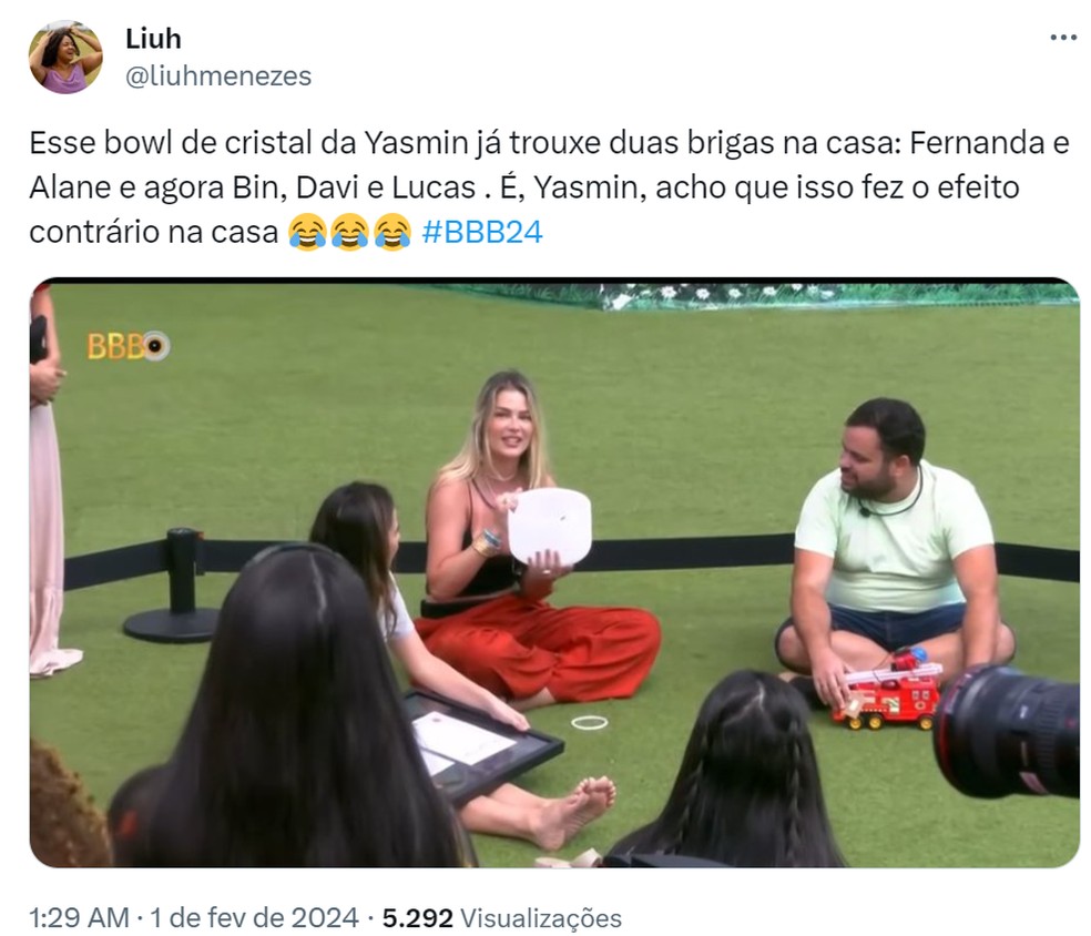 Clima tenso no BBB 24 gera memes na internet — Foto: Reprodução/Twitter