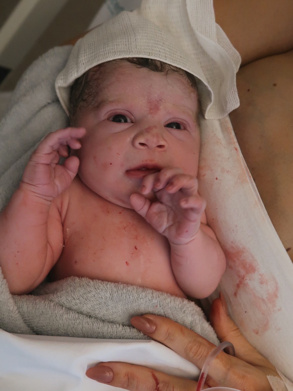 Nasce Marina, segunda filha de Paula Amorim e Breno Simões — Foto: Reprodução/Instagram