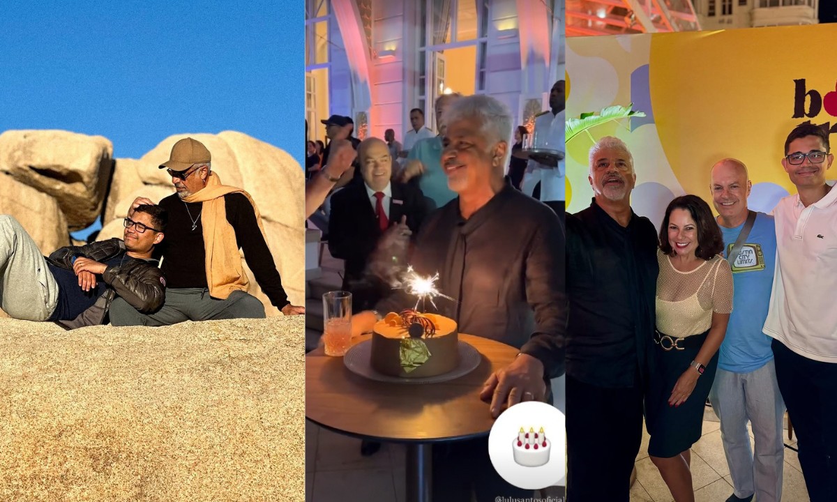 Lulu Santos faz 71 anos e ganha declaração do marido após curtir show de Lady Gaga