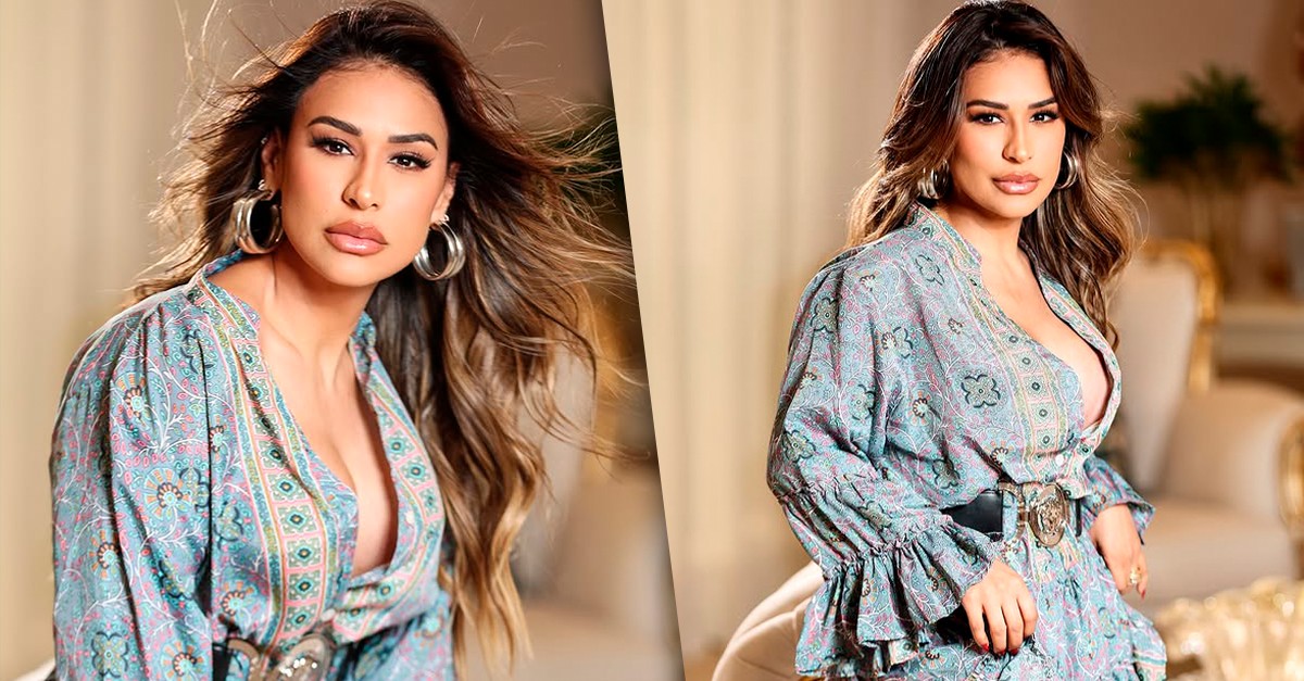 Simone Mendes faz ensaio fotográfico com vestido que ganhou de fã em show e não tinha gostado: 'Gesto de honra'