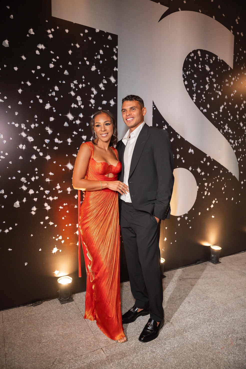 Belle Silva no aniversário de Thiago Silva — Foto: Divulgação