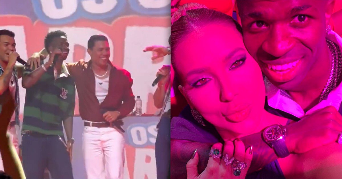 Vini Jr. sobe ao palco e canta sertanejo no Natal da Virginia