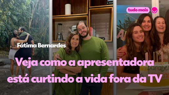 Fátima Bernardes entre 'Encontro' e 'The Voice': veja como ela curtiu os dias fora da TV - Programa: Gshow - Tv & Famosos 