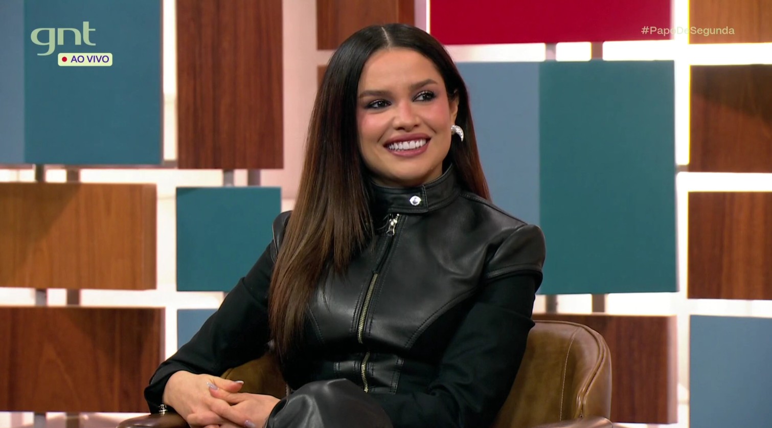 Juliette durante participação no programa Papo de Segunda