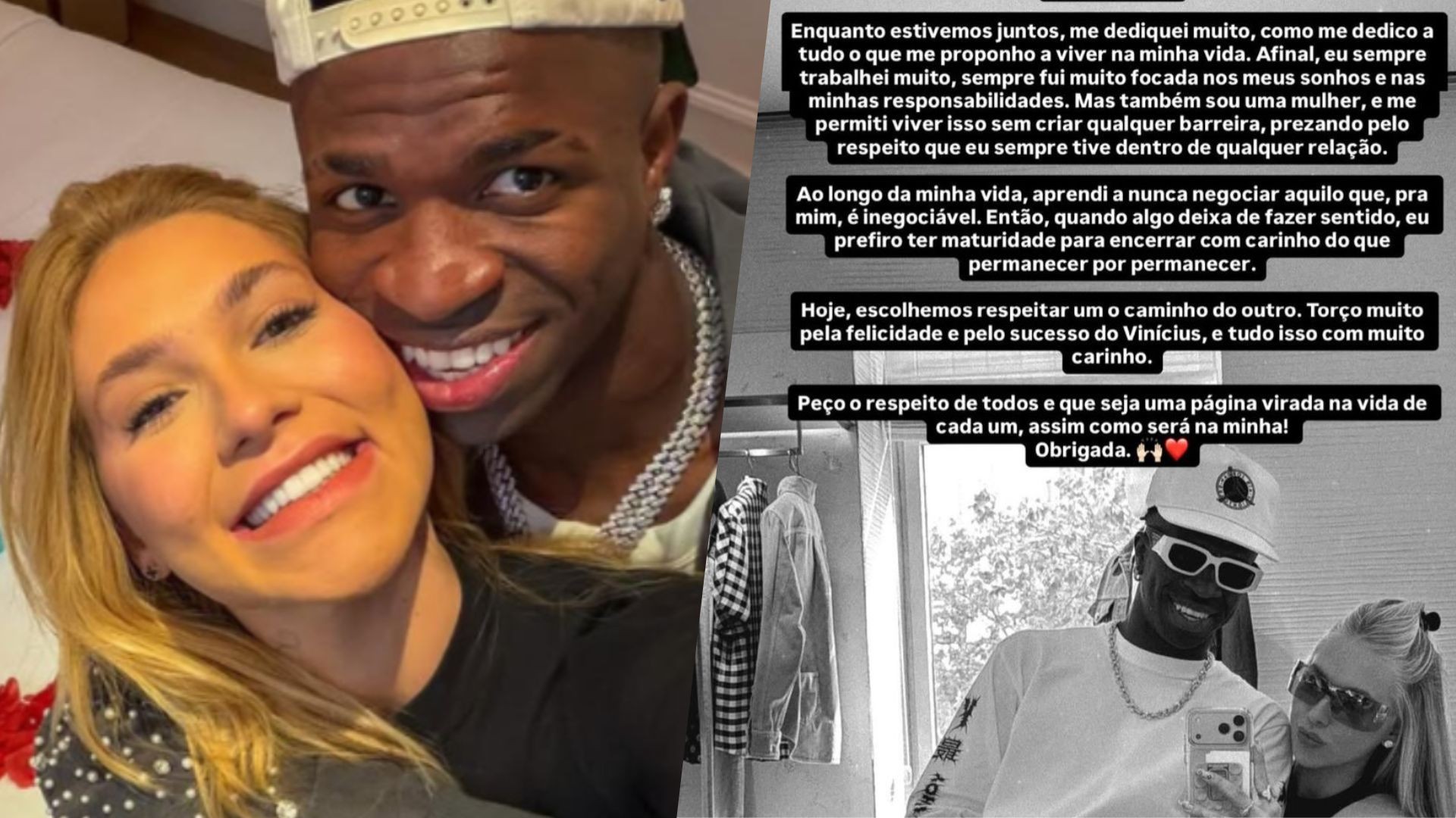 Virginia anuncia fim do namoro com Vini Jr.