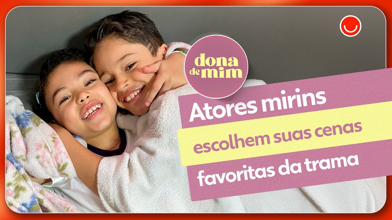 No Dia das Crianças, elenco mirim de Dona de Mim brinca de perguntas e respostas; veja