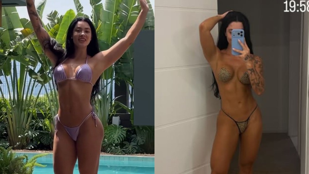 Rayane Figliuzzi posa de biquíni e mostra resultado de bronzeamento — Foto: Reprodução/Instagram