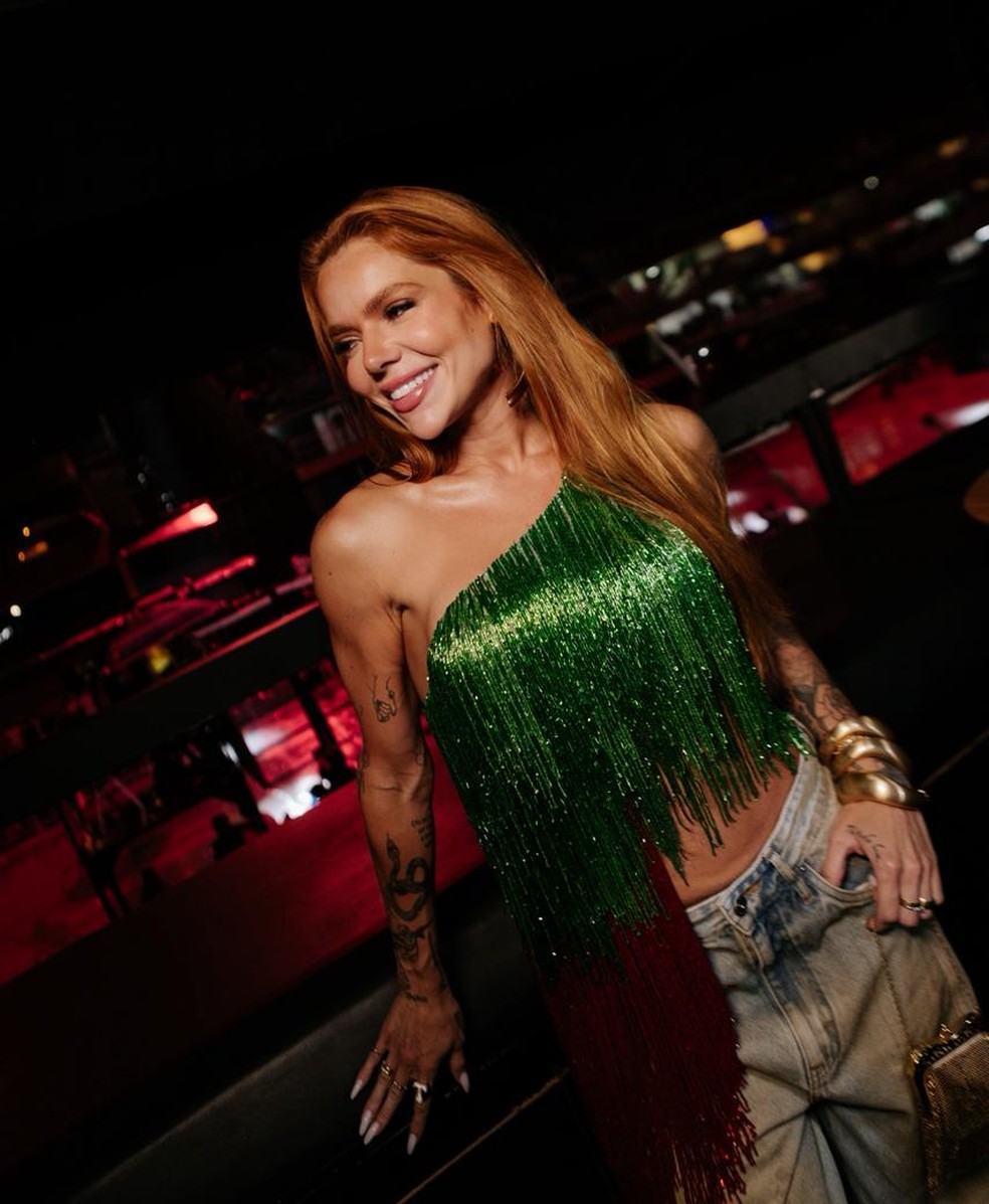 Thaís Vasconcellos é musa digital do Camarote Arpoador, na Sapucaí — Foto: Divulgação/Agência Labi