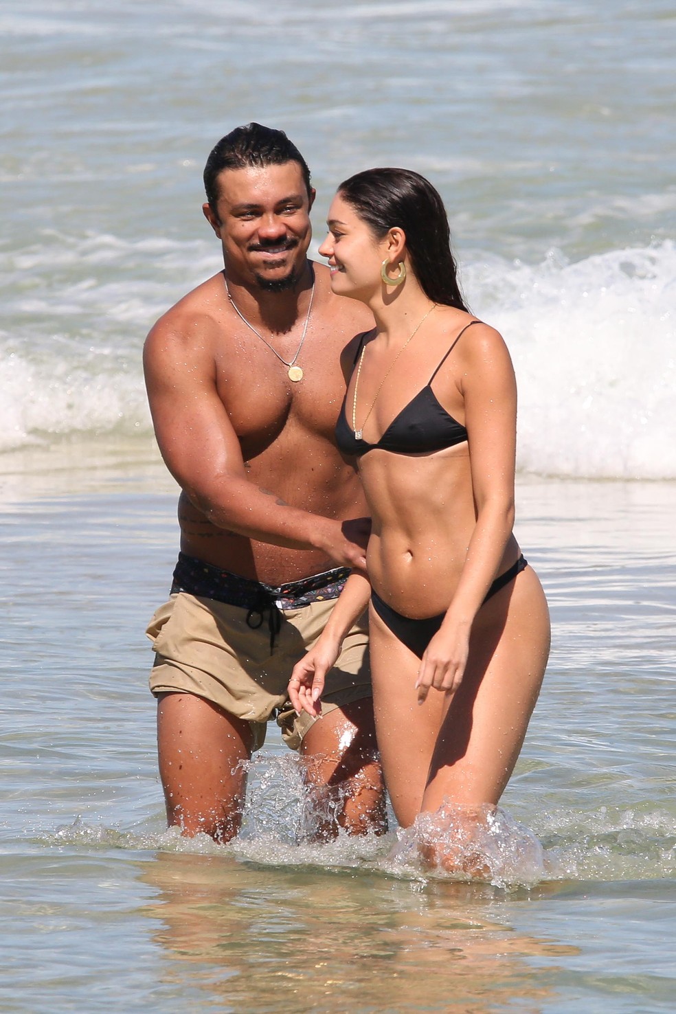 Sophie Charlotte e Xamã — Foto: Agnews