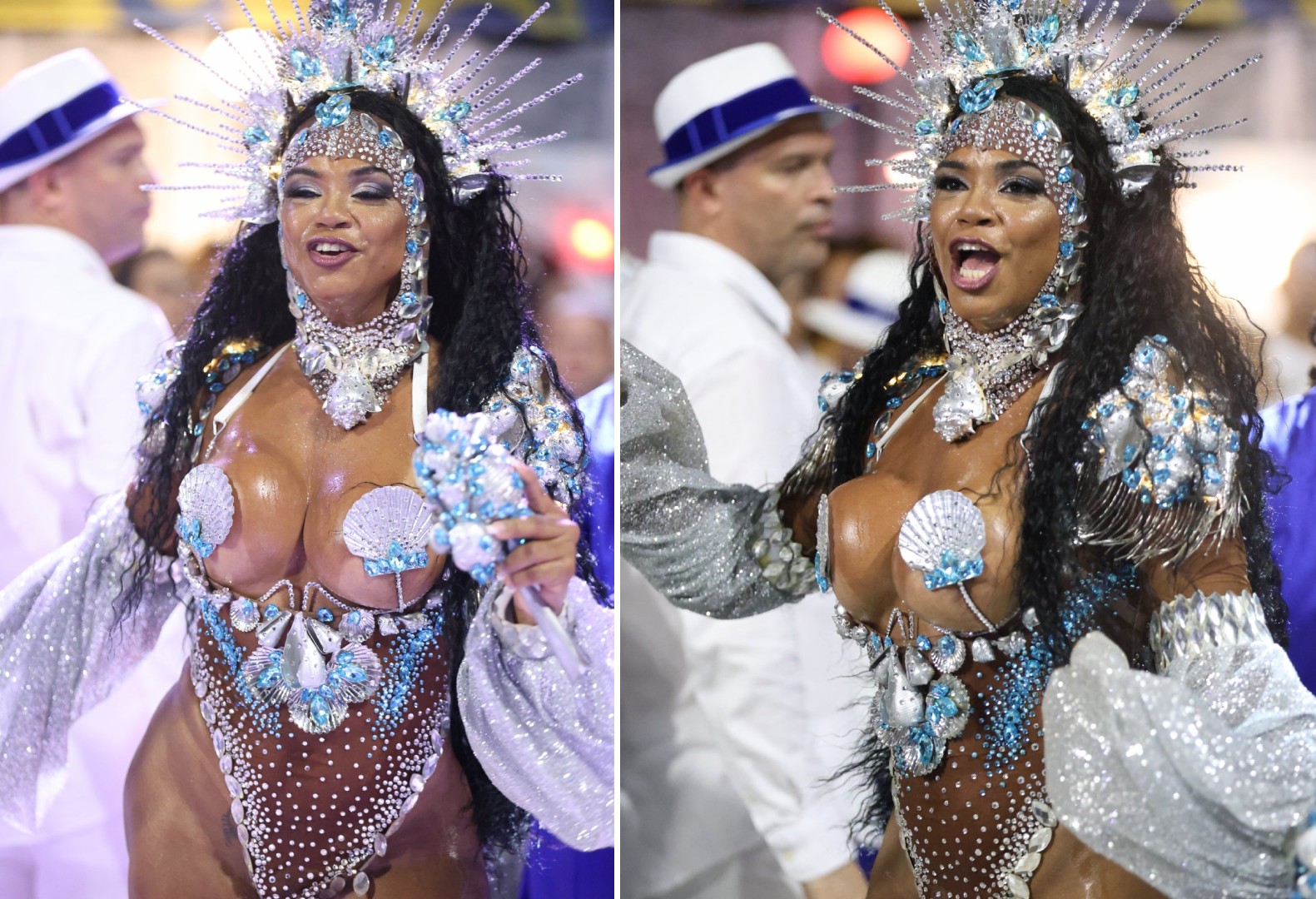 Rainha de bateria da Portela impressiona com bumbum definido