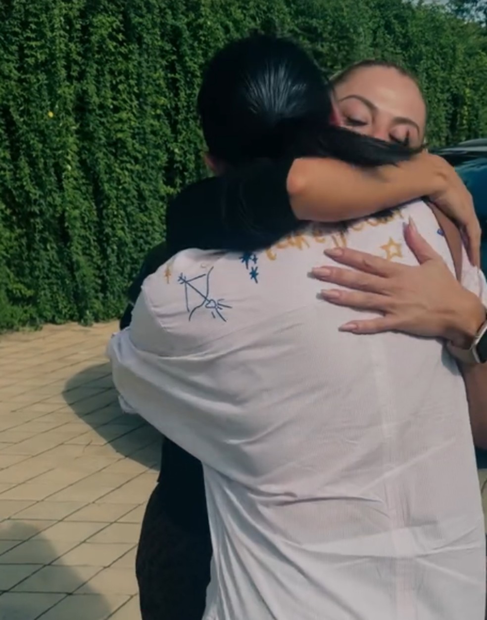 Poliana Rocha e Michele Castela se encontram — Foto: Reprodução/Instagram