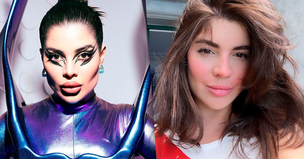 Antes e depois Gkay &mdash; Foto: Instagram/Jo&atilde;o Almeida