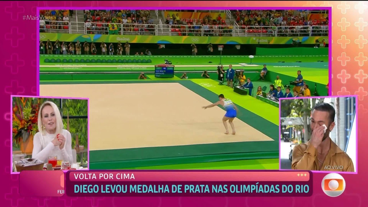 Diego Hypolito se emociona ao rever trajetória como ginasta e cita desafios: 'Foram 11 cirurgias'