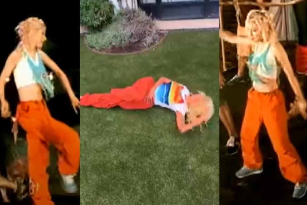 Christina Aguilera usa looks de clipes memoráveis para anunciar