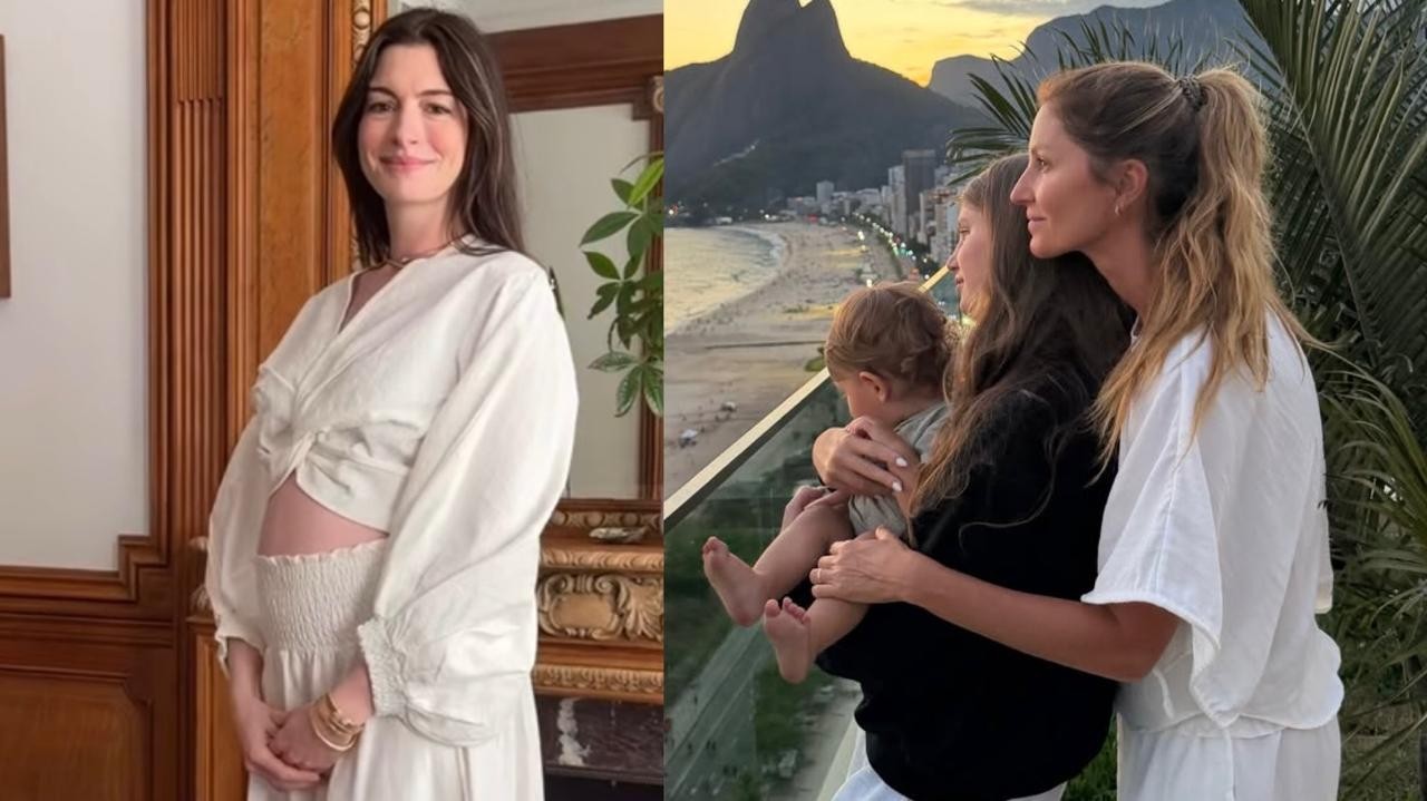 Anne Hathaway, Gisele Bündchen e mais: veja famosas que engravidaram depois dos 40 anos
