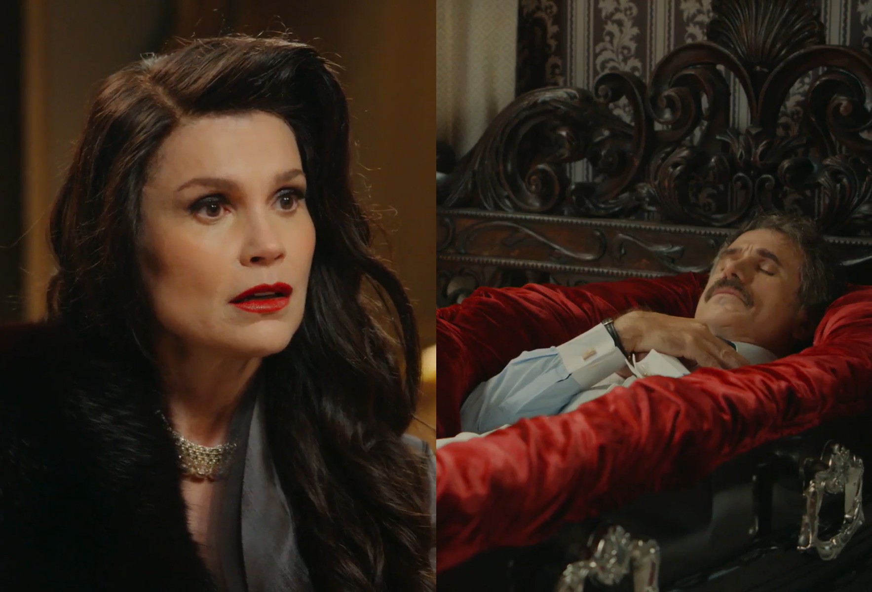 Êta Mundo Melhor!: Sandra encontra Ernesto dentro de um caixão