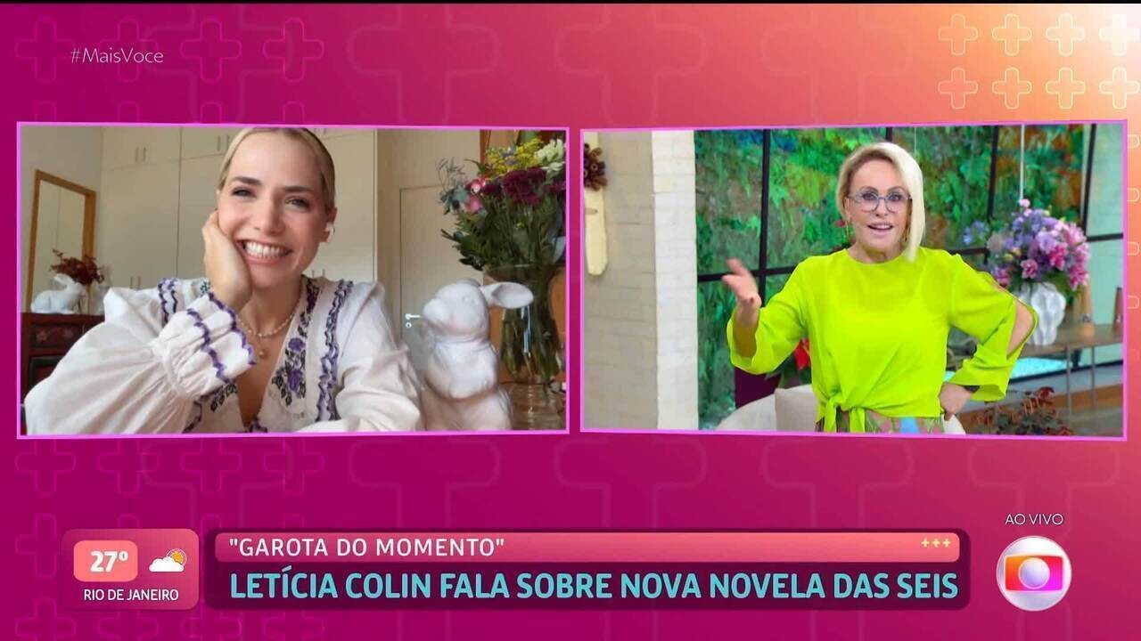 Filho de Letícia Colin 'invade' papo com Ana Maria Braga: 'O Uri estava a fim de falar com você'