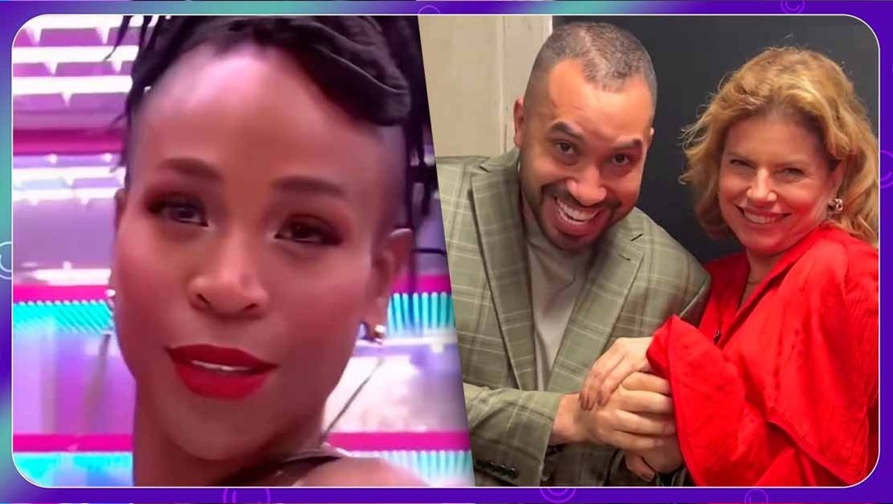 Gil do Vigor encontra Debora Bloch e brinca sobre posto de 'maior vilã da história': 'Karol Conká'