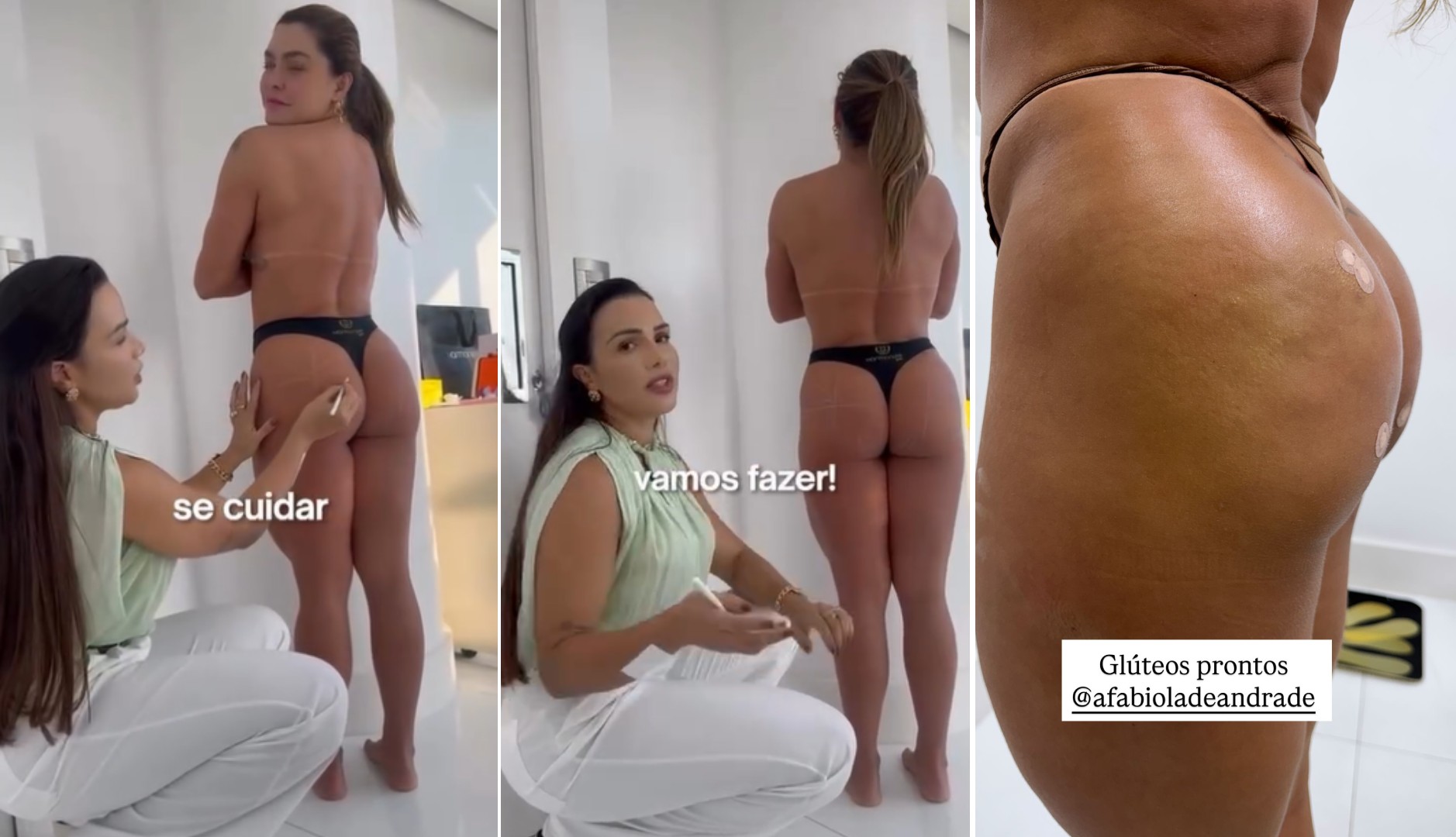 Rainha da Mocidade se rende ao preenchimento de bumbum