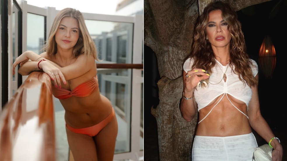 Júlia Gomes e Luciana Gimenez — Foto: Agnews/Leo Franco/Reprodução Instagram
