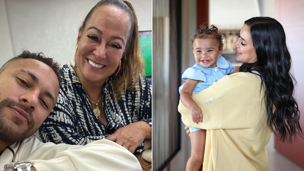 Neymar faz publicação de dia das mães para Nadine e Bruna Biancardi