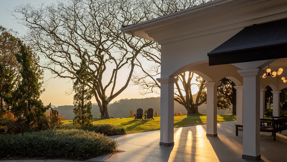 A casa de festa onde acontece o casamento de Bárbara Heck e Rick Maia — Foto: Reprodução Instagram