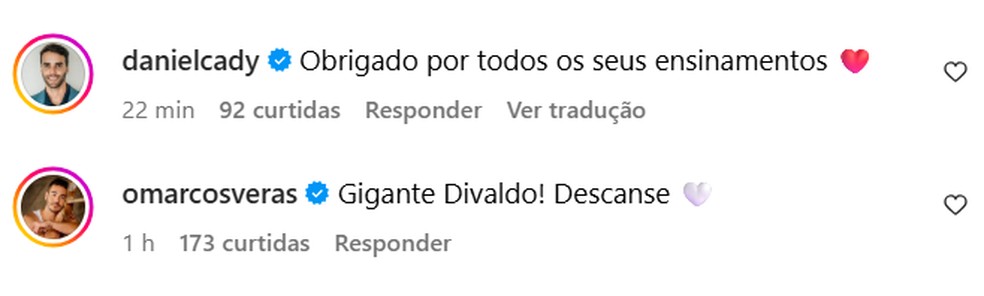 Famosos lamentam morte de Divaldo Franco — Foto: Instagram