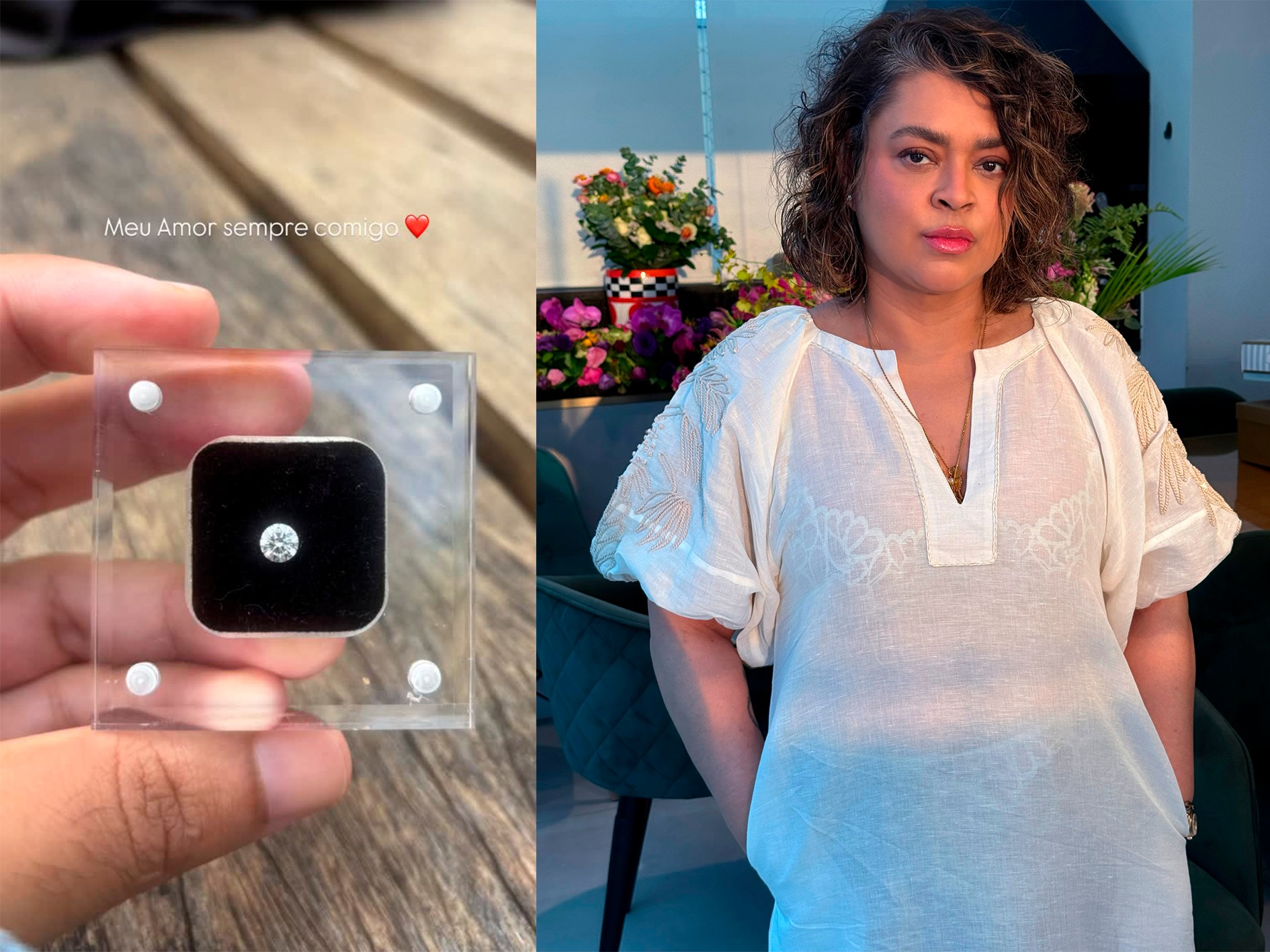 Amigos mostram diamante feito com as cinzas de Preta Gil: ‘Pra sempre comigo’