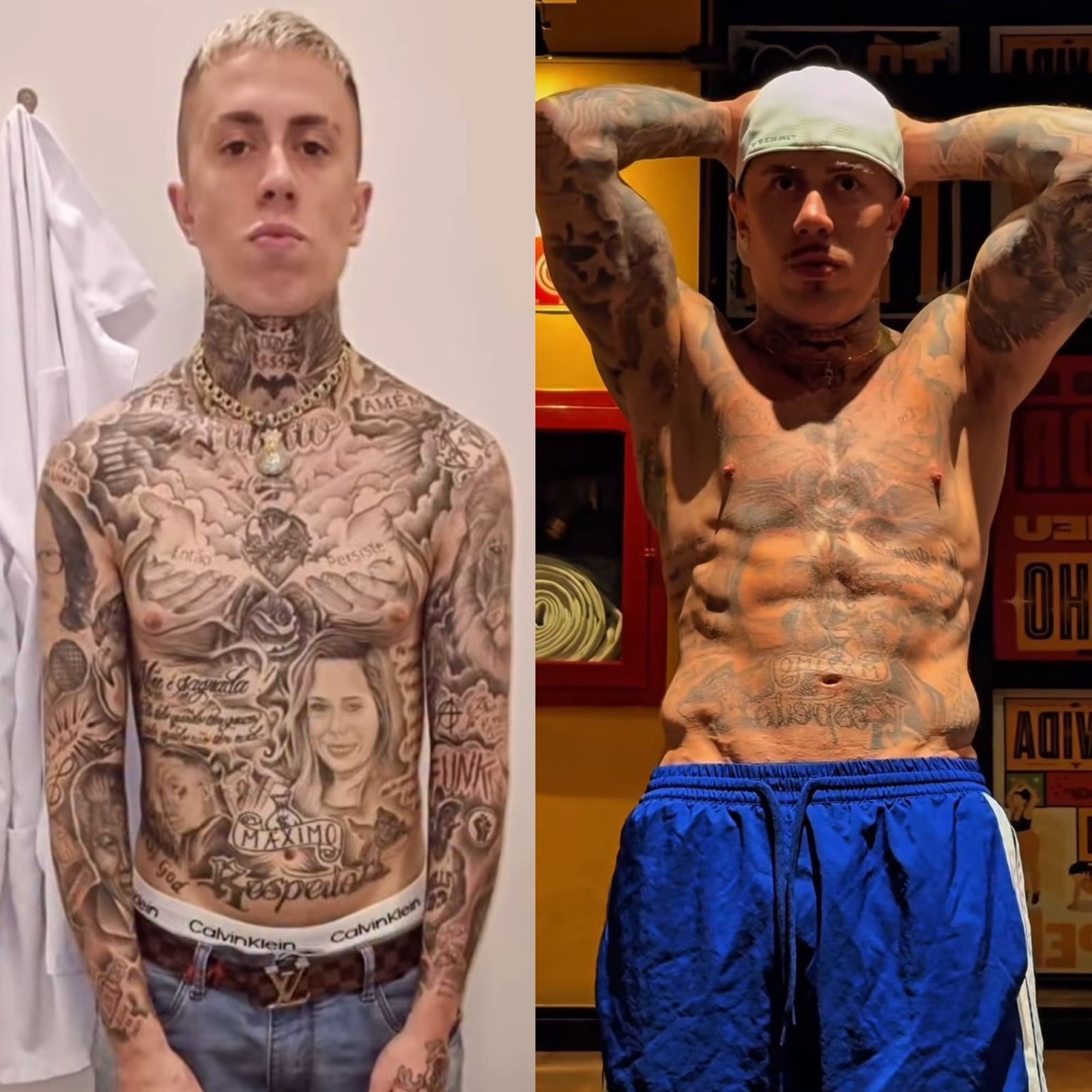 MC Daniel compartilha transformações do corpo em 3 anos