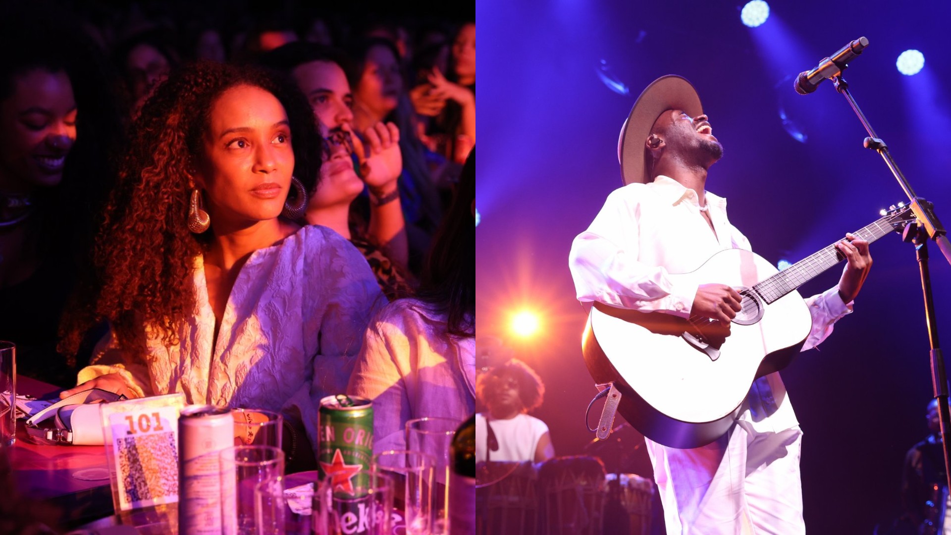 Taís Araujo, Juliana Alves e mais famosos curtem show de Jota.pê no Rio de Janeiro